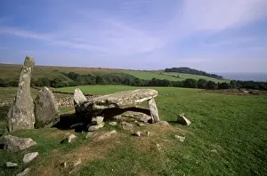 Cairn Prints: Cairnholy II Chambered cairn dating from the Neolithic Bronze age