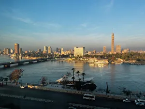 High Rises Prints: Cairo Tower, the tallest structure in Egypt and North Africa