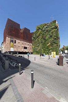 Madrid Prints: Caixa Form, Museum, Architect Herzog and De Meuron, Madrid, Spain, Europe