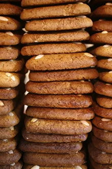 Christmas Prints: Cakes sold at Christmas market, Munich, Bavaria, Germany, Europe