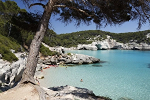 Menorca Prints: Cala Mitjana, near Cala Galdana, south west coast, Menorca, Balearic Islands, Spain