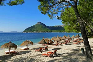 Holidays Prints: Cala Pi de la Posada, Cap Formentor, Majorca, Balearic Islands, Spain, Mediterranean
