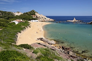 Menorca Prints: Cala Pregonda, near Fornells, North Coast, Menorca, Balearic Islands, Spain, Mediterranean