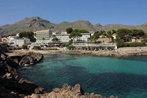 Mallorca Prints: Cala de San Vicente, Mallorca, Balearic Islands, Spain, Mediterranean, Europe