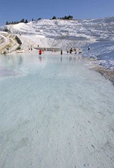 Pamukkale Prints: Calcium formations