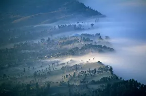 Mount Semeru Prints: Caldeira and Bromo at 2329 m, and Semeru at 3676 m, volcanoes on Java, Indonesia