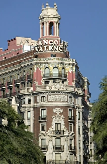 Valencia Prints: Calle Barcas (Barcas Street), Valencia, Spain, Europe