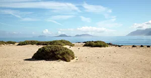 Inviting Prints: Calm Atlantic Ocean landscape, Caleta de Famara