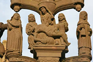 Images Dated 4th May 2006: Calvary depicting the Life of Jesus, St. Thegonnec, Finistere, Brittany, France, Europe