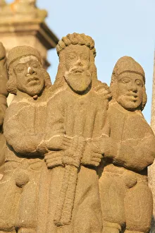 Images Dated 4th May 2006: Calvary depicting the Life of Jesus, St. Thegonnec, Finistere, Brittany, France, Europe