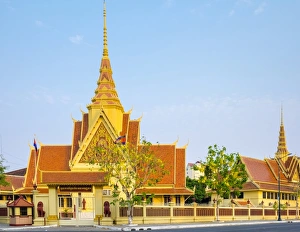 Pavilion Prints: Cambodian Supreme Court, Phnom Penh, Cambodia, Indochina, Southeast Asia, Asia