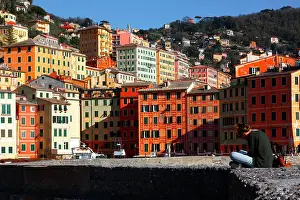 Enjoying Prints: Camogli, a fishing village and tourist resort located on the west side of the peninsula of Portofino