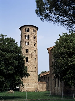 Campanile beside Basilica of Sant Apollinare in Classe