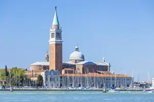 Campanile Prints: Campanile tower and Church of San Giorgio Maggiore by Palladio