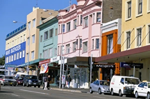 Suburbia Prints: Campbell Parade, the seafront of Bondi, fashionable eastern suburb, Sydney