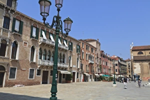 Venetian Prints: Campo Santo Stefano (St. Stephens Square), Venice, UNESCO World Heritage Site
