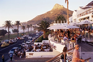 Lions Head Prints: Camps Bay with Lions Head mountain in background