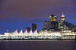 Canada Place Exhibition and Convention Centre, on Burrard Inlet, Vancouver