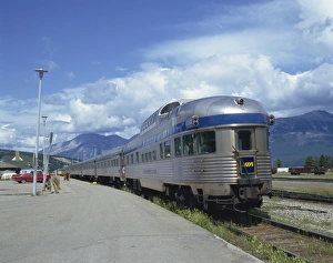 Rail Road Prints: Canadian National Railways, Jasper, Alberta, Canada, North America