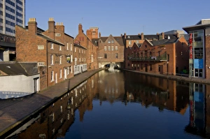 Birmingham Prints: Canal area, Birmingham, Midlands, England, United Kingdom, Europe
