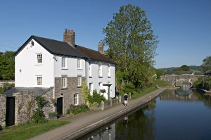 Canal Prints: Canal, Brecon, Powys, Wales, United Kingdom, Europe