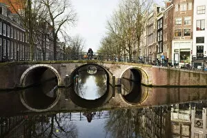 Images Dated 7th April 2008: Canal bridge, Amsterdam, Netherlands, Europe