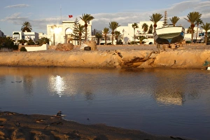 Canal and Harbour Front, Hammamet, Tunisia, North Africa, Africa