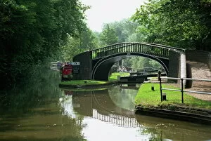 Canal in Jericho district of city, Oxford, Oxfordshire, England, United Kingdom, Europe