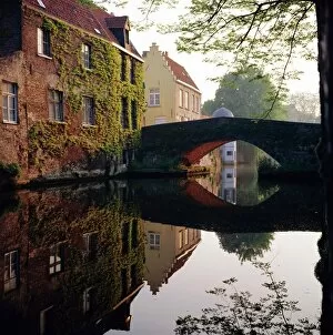 Stream Collection: Canal reflections, Bruges, Belgium