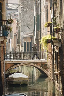 Veneto Province Prints: Canal, Venice, UNESCO World Heritage Site, Veneto Province, Italy, Europe