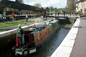 Canal Prints: Canal, village and Waterways Museum, Stoke Bruerne, Grand Union Canal, Northamptonshire