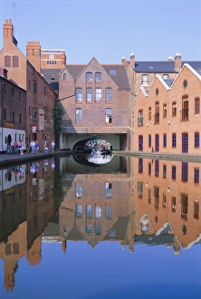 Canal Warehouses, Gas Street Basin, Birmingham, England