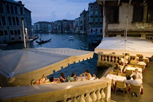 Rialto Prints: Canalside dining