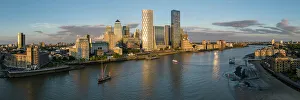 High Rises Prints: Canary Wharf, Docklands, London, United Kingdom, Europe