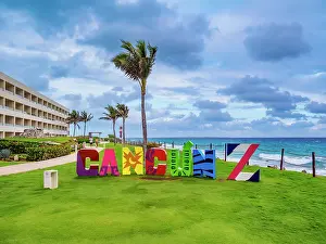 Aesthetics Prints: Cancun Letters, Cancun, Quintana Roo State, Mexico