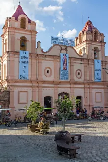 Squares Prints: Candelaria church, Plaza del Carmen