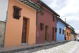 Multi Color Prints: Candelaria, the historic district, Bogota, Colombia, South America