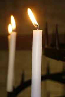 Images Dated 28th September 2009: Candles, Lyon, Rhone, France, Europe