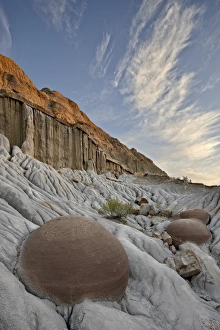 North Dakota Prints: Cannon Ball Concretions in the badlands, Theodore Roosevelt National Park