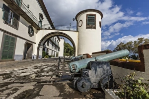 Fortaleza Prints: Cannon at the Palacio de Sao Lourenco in the heart of the city of Funchal