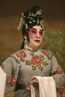 Chinese Ethnicity Prints: Cantonese opera, Hong Kong, China, Asia