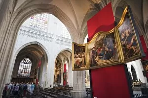 Images Dated 8th July 2010: Canvas by Rubens in Onze Lieve Vrouwekathedraal, Antwerp, Flanders, Belgium, Europe