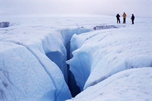 Godthab Prints: Canyon cut by meltwater stream