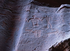 In canyon of Jebel Khazali