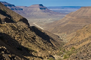 Chinguetti Prints: Canyon near Atar on the way to Chinguetti, Mauritania, Africa
