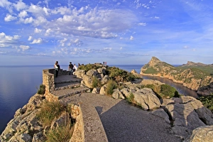 Looking At View Prints: Cap de Formentor, Majorca, Balearic Islands, Spain, Mediterranean, Europe
