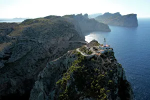 Light House Prints: Cap de Formentor, Mallorca, Balearic Islands, Spain, Mediterranean, Europe