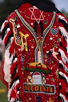 Costumes Prints: Cape detail from a Gombey dancer, Bermuda, Central America