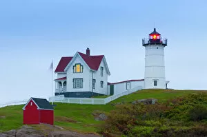 Guidance Gallery: Cape Neddick (The Nubble) Lighthouse, Cape Neddick, Maine, New England, United States of America