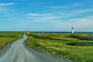 Cape Race Lighthouse, Mistaken Point, UNESCO World Heritage Site, Avalon Peninsula, Newfoundland, Canada, North America